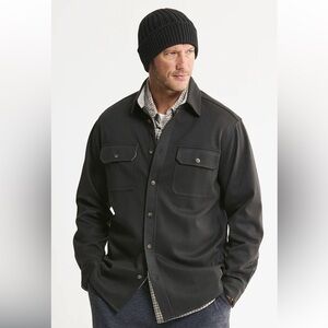 Jachs Men's black Button-Up Over Shirt